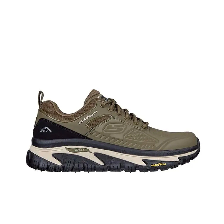 Sepatu Outdoor Pria Skechers Arch Fit Road Walker Olive Original SKE237333OLB