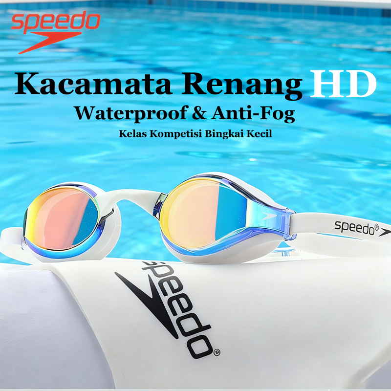 Kacamata Renang SPEEDO Anak Mirrorless Anti Embun UV 6-14 Tahun Anak-anak dan Remaja Tali Pengikat S