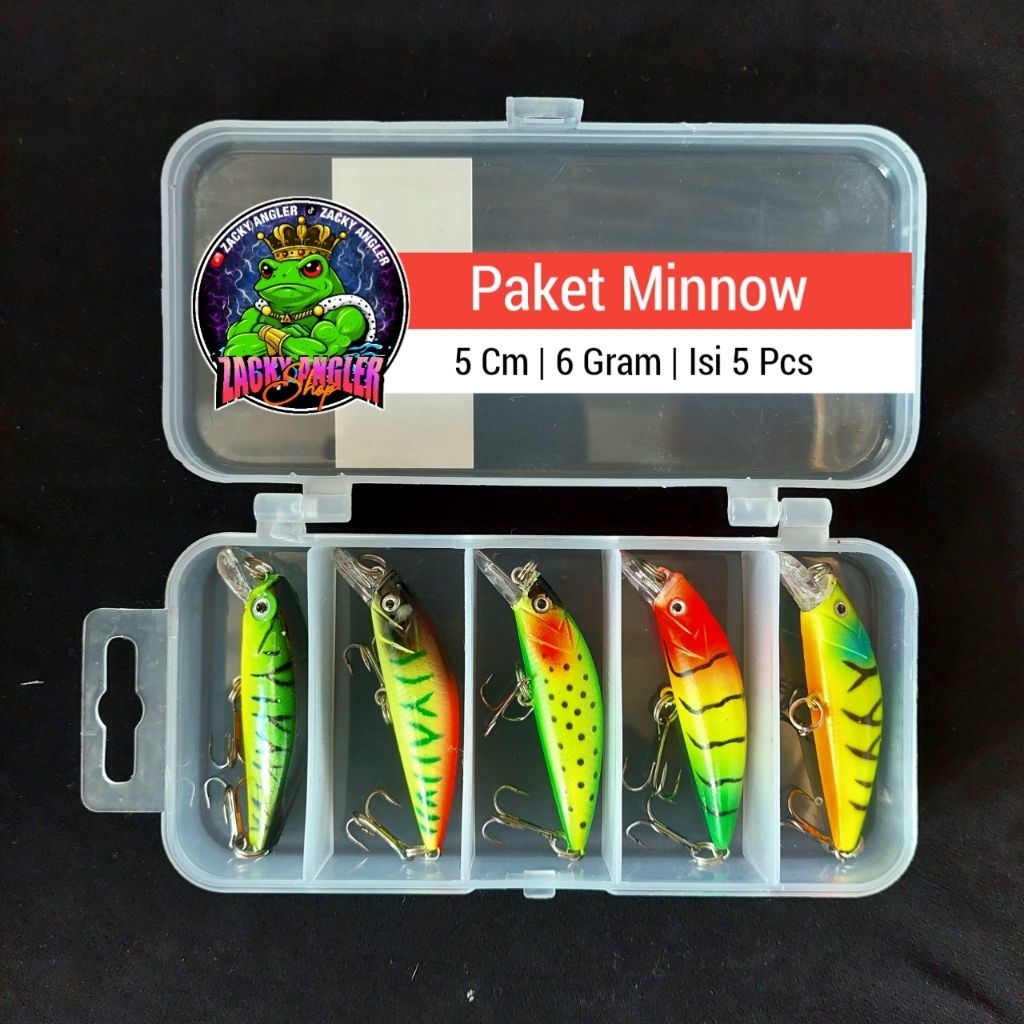 Paket Minnow Umpan Casting