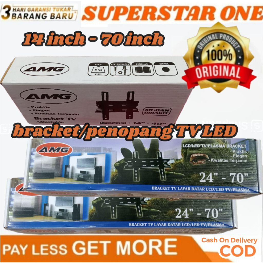bracket TV/bracket TV LED 14 Inch - 70 inch/14inch-70inch/14"-70"