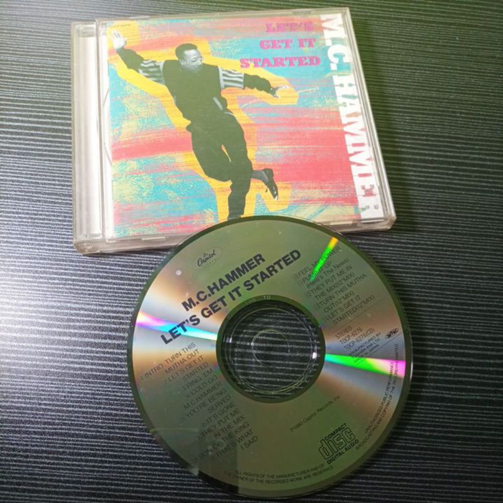 CD M. C. HAMMER - LET'S GET IT STARTED / JAPANESE RELEASES