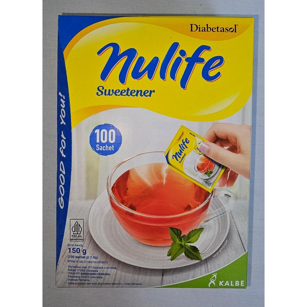 NULIFE SWEETENER 100 SACHET PEMANIS BY DIABETASOL