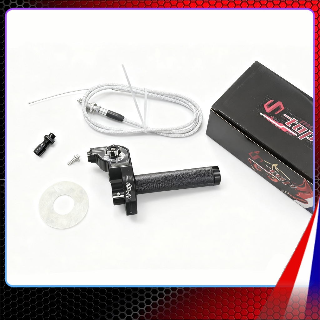 GAS SPONTAN s-top Raing cnc new  RX KING KARBON 2 CABANG - TALI GAS KARBON RX KING RXK RXS - GAS SPO