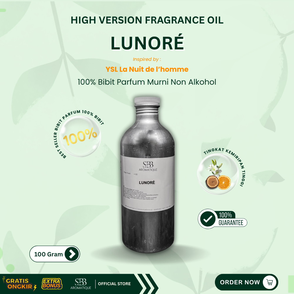 Bibit Parfum Murni HQ inspired by Y5L-L4 Nu1t d3 L’h0mm3 - Lunoré 100 gram