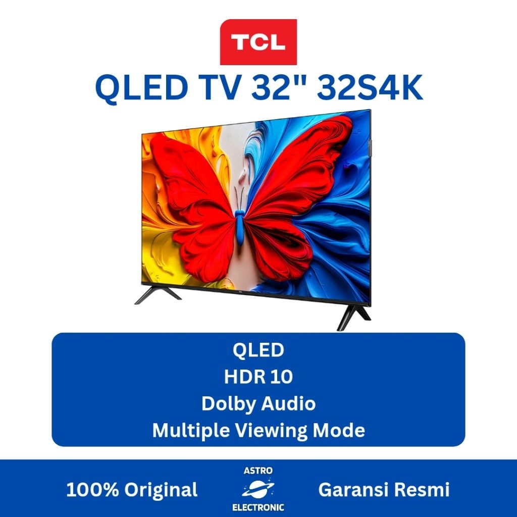TCL 32S4K HD QLED GOOGLE TV 32 Inch
