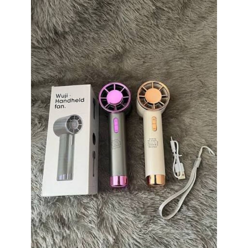 DY Kipas Genggam Mini Portable wuji Handheld Fan Turbo Fan Cooler, SX R12 Kipas Tangan Turbo Angin
