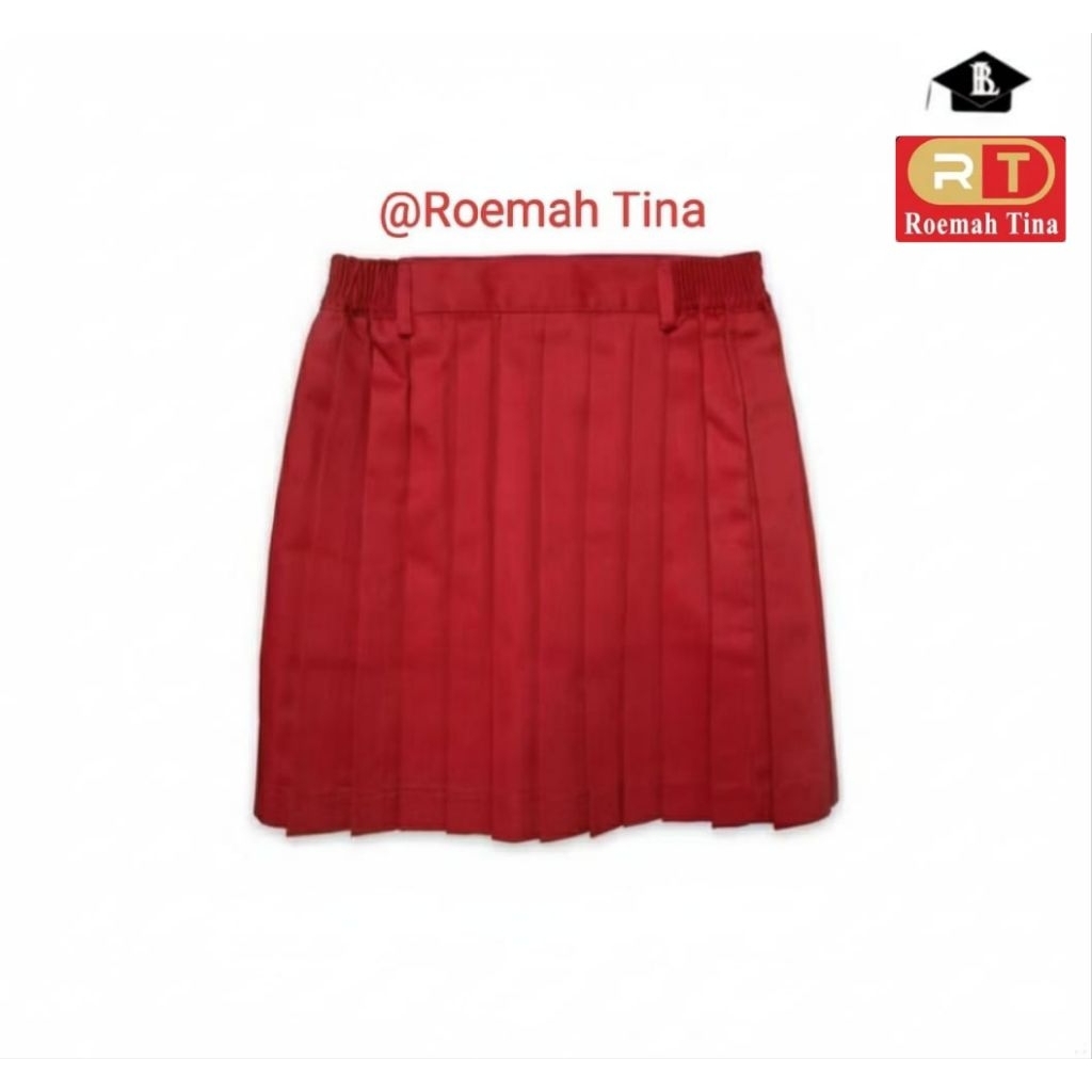 BENLY Rok SD Pendek / Seragam Sekolah / Rok Sekolah