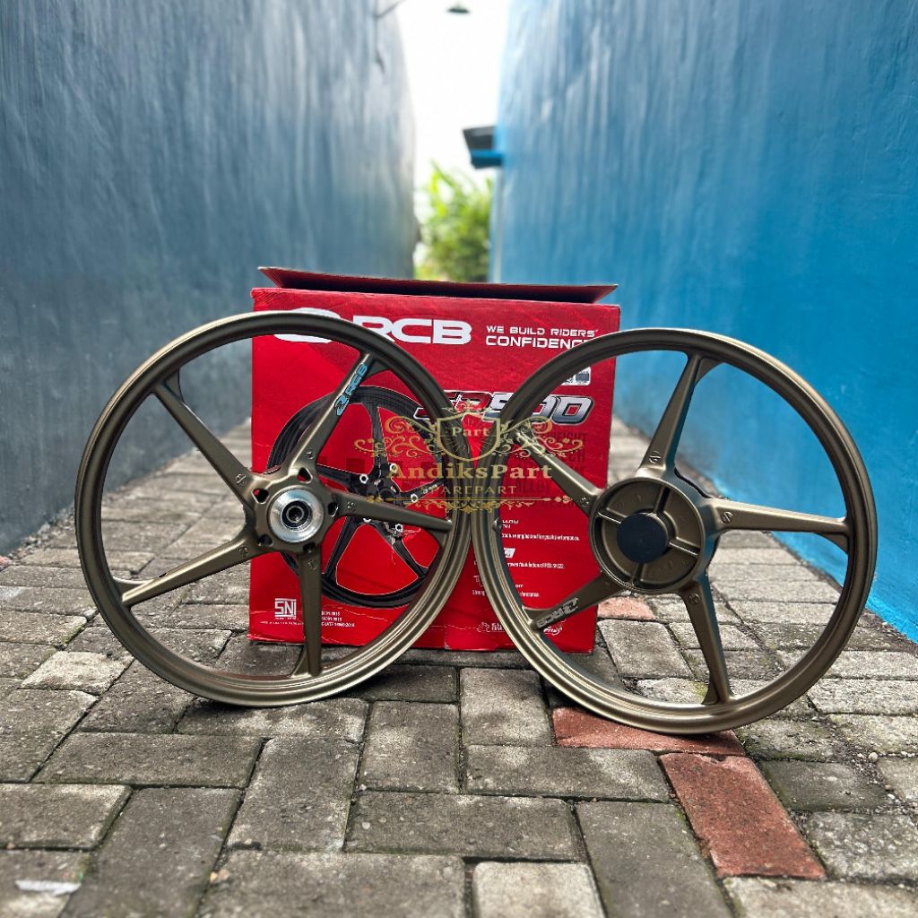 Velg RCB SP500 mx king uk 160/160 ring 17 bronze dan hitam double disc/ Velg SP500 depan Lubang baut