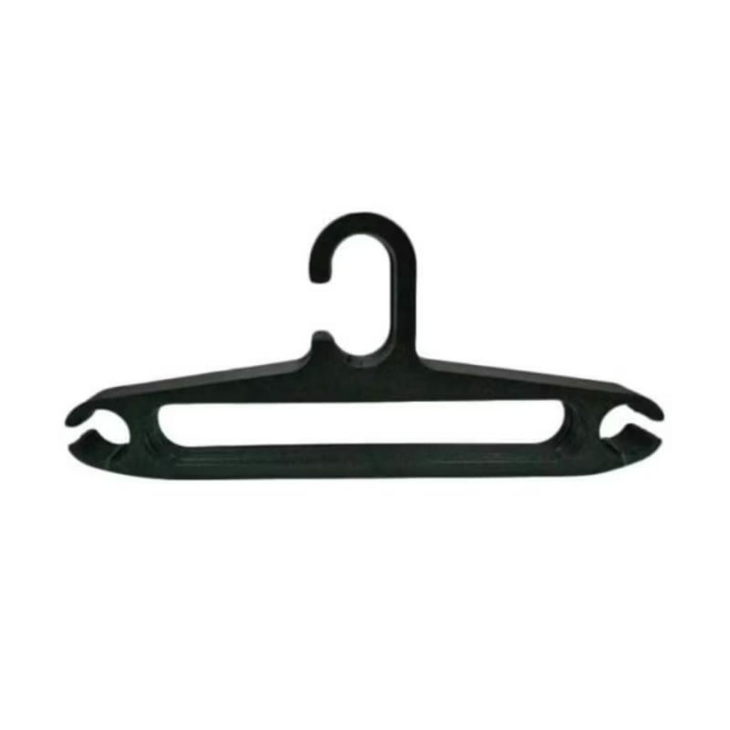 Hanger Baju 17" Bahan TEBAL Hanger Plastik Baju Gantungan Baju Hanger Baju Dewasa