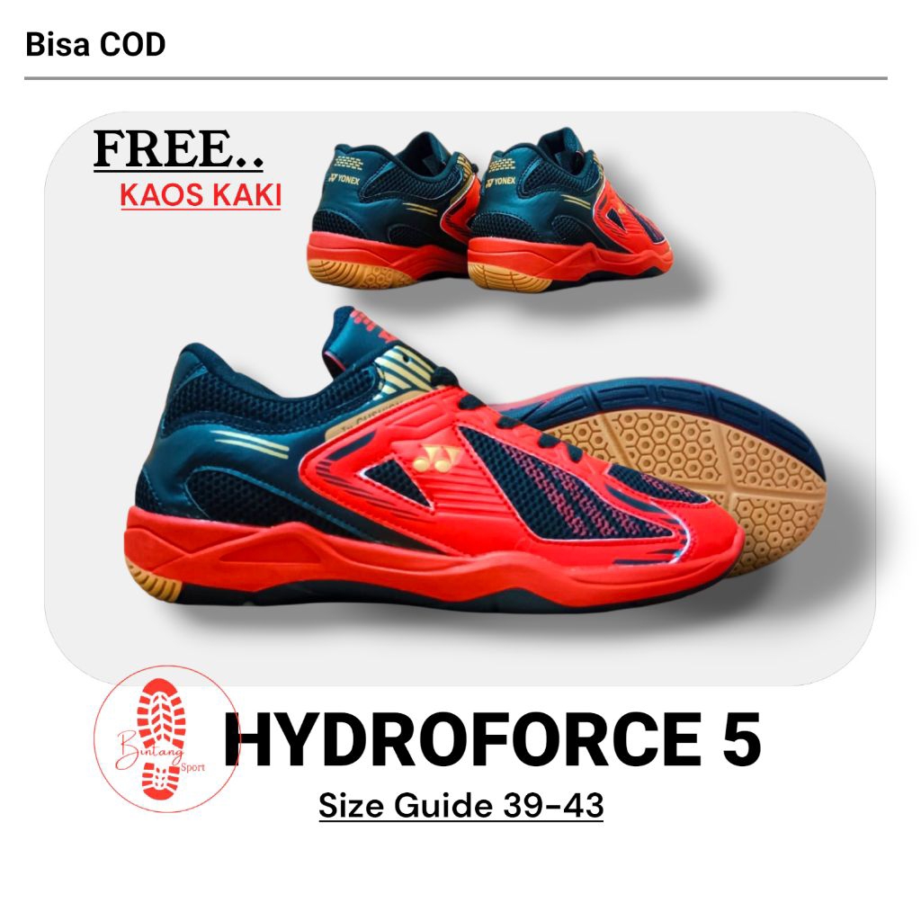 Sepatu Badminton Yonex Sepatu Badminton Yonex Hidroforce 5 Sepatu Badminton Pria Wanita Sepatu Bulut