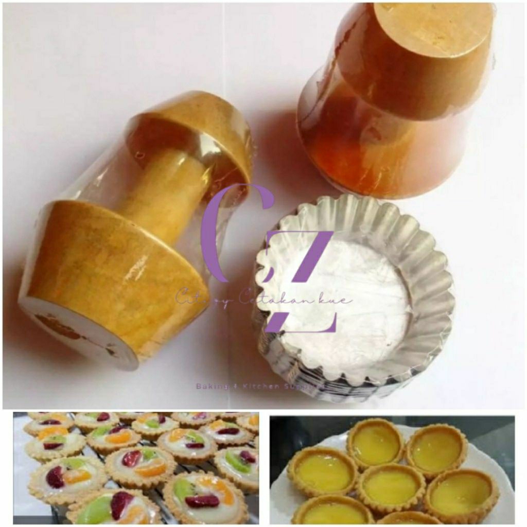 Penekan/Tekanan/Pusher/Puncher Kue Sus/Pie/Pai/Susu/Buah Bali Kayu  A B C D