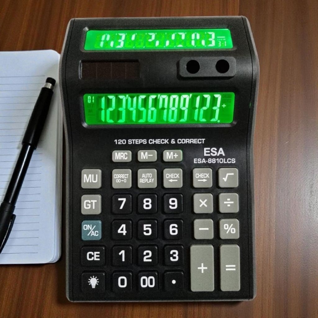 KALKULATOR 2 LAYAR KALKULATOR DIGITAL LED 2 DISPLAY ELEKTRONIK KALKULATOR DAGANG KALKULATOR KASIR