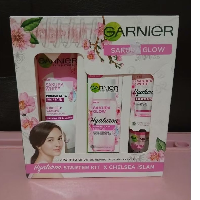Garnier Sakura Glow Starter Kit X Chelsea Islan