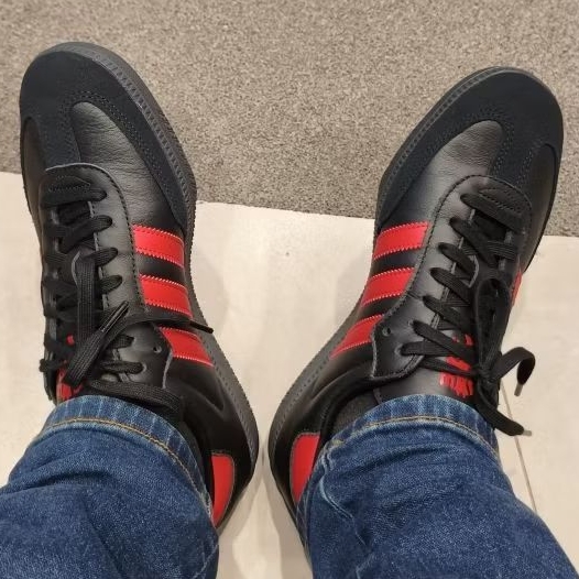 Adidas Samba Manchester United Shoes Original Size 43 1/3 UK 9 Second