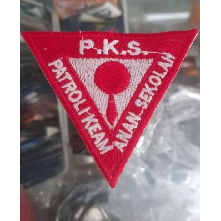 logo bordir patroli keamanan sekolah bordir