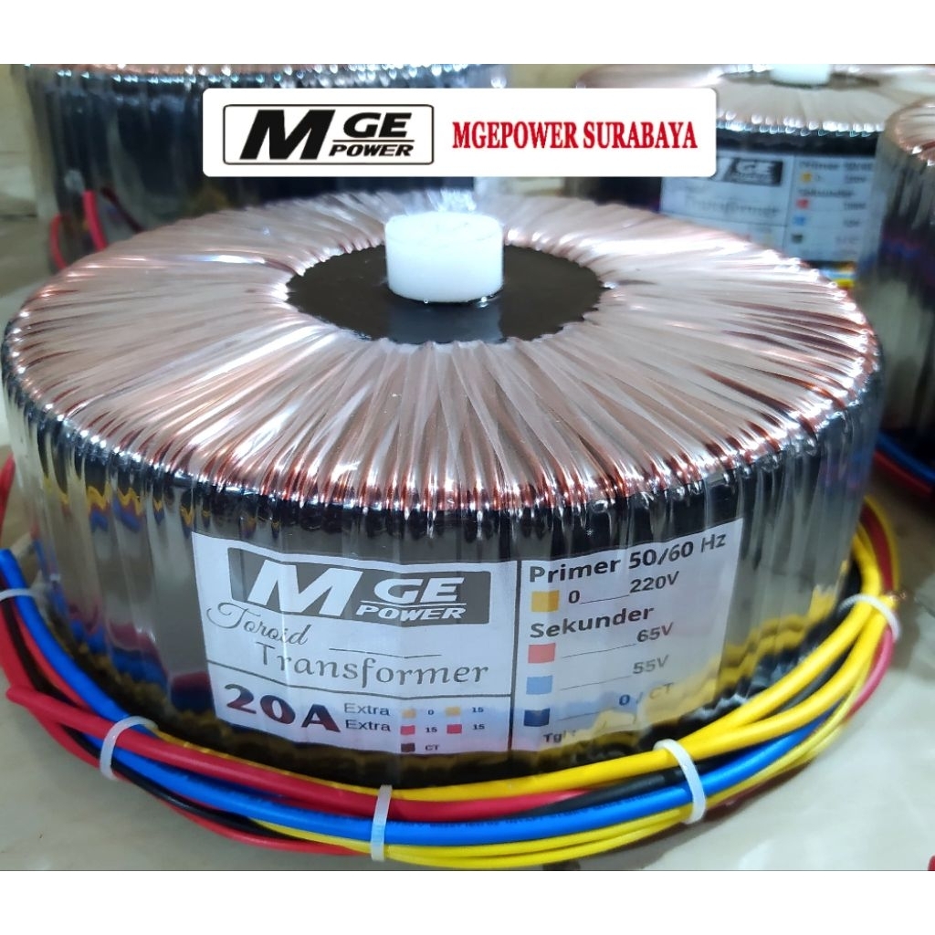 TRAFO MGE  20A CT 55/65