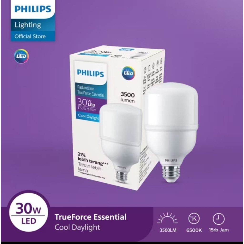 Lampu Philips 30 Watt/40 Watt/ Emergency 13 Watt / LED Radiantline