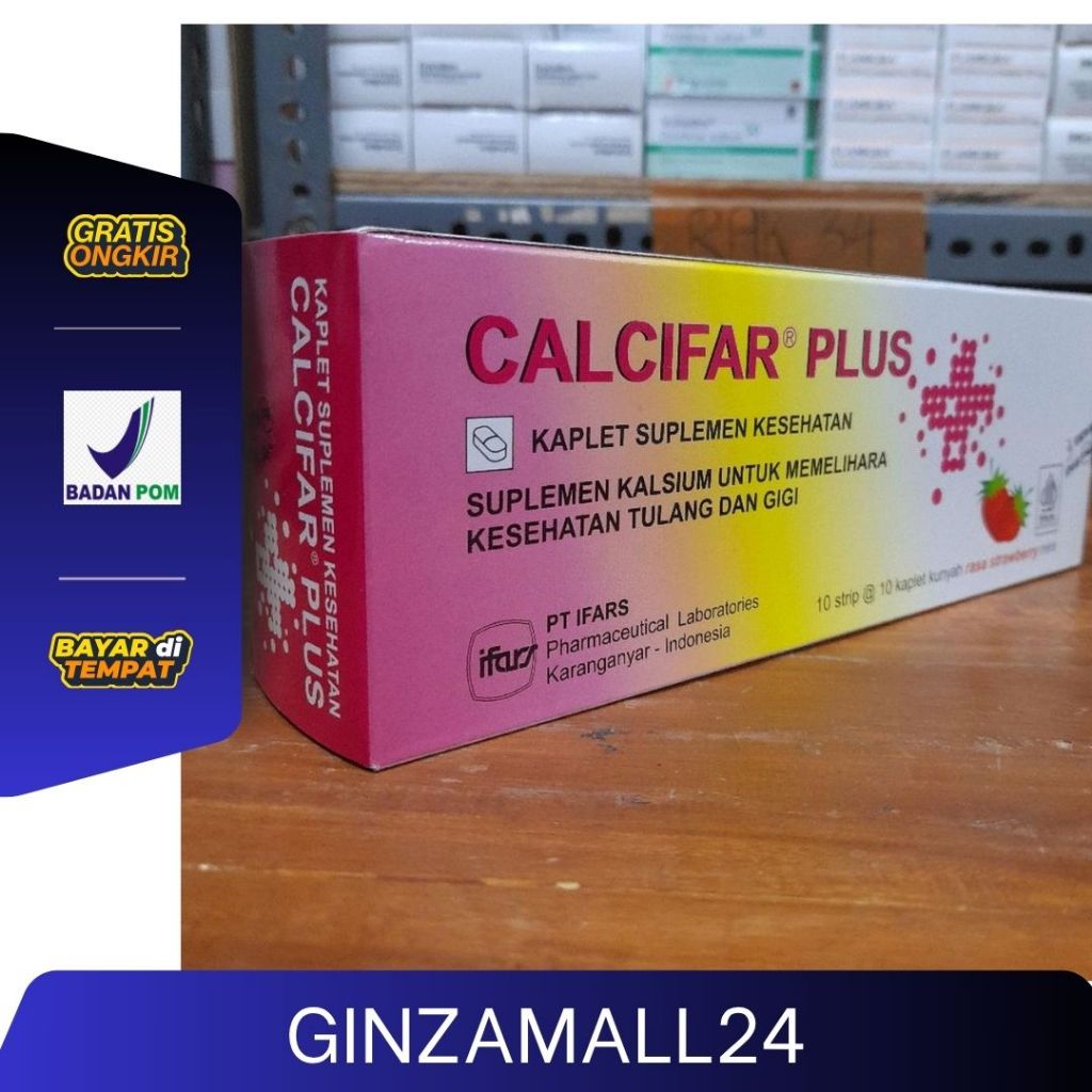 Calcifar Plus 100 Kaplet Untuk Ibu Hamil