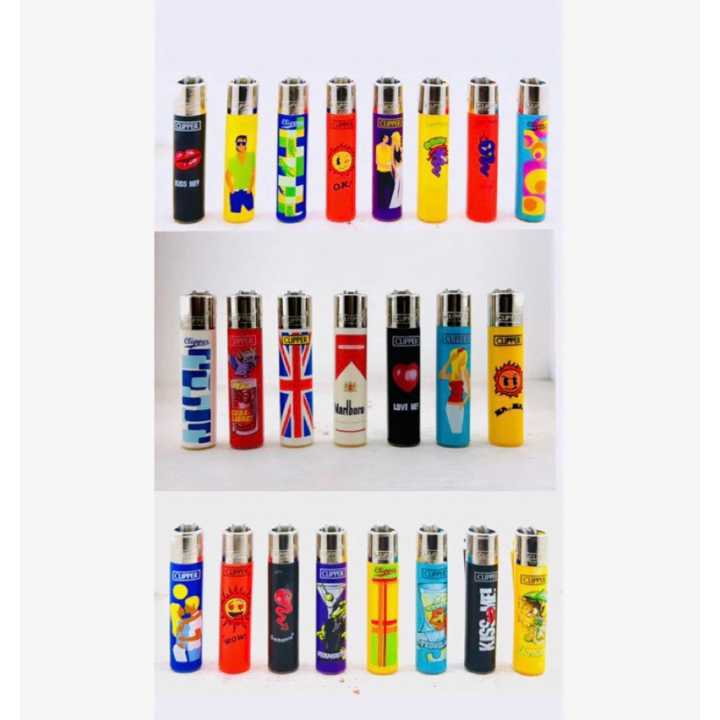 Korek roda clipper mini original spain, harga ecer 1 pcs, motif random sesuai ketersediaan