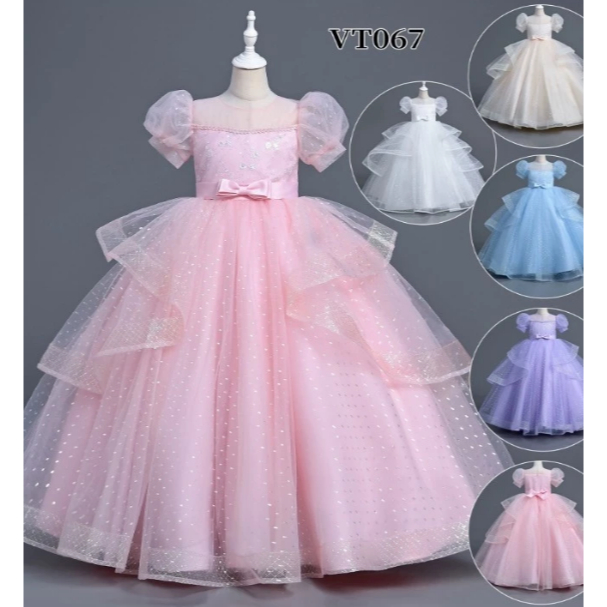 SPP2025-Gaun natal anak dress natal anak baju natal anak gaun kembang anak dress kembang Anak baju k