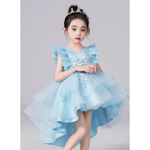 putih white 2024-O009-Gaun natal anak dress natal anak baju natal anak gaun kembang anak dress kemba