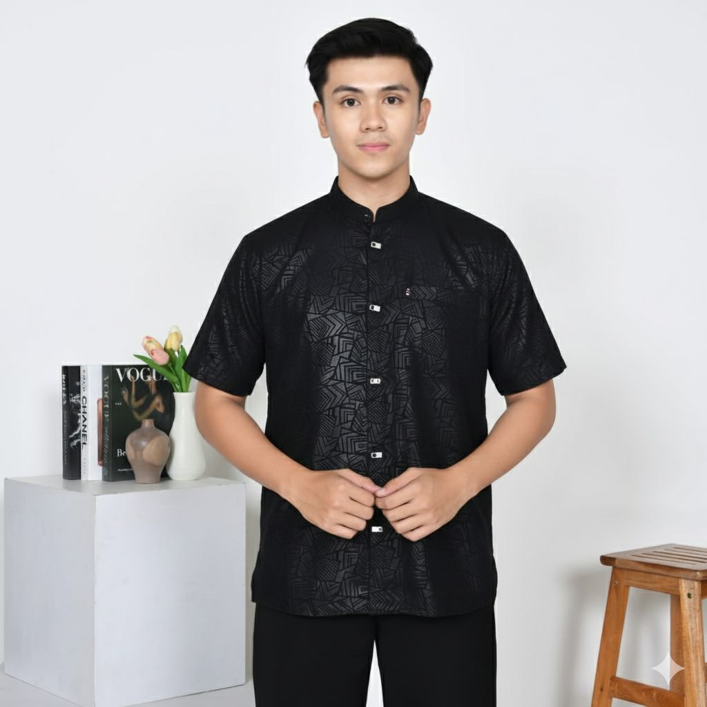 Pakaian Hari Raya Lebaran Laki-Laki Kemeja Kokho Termurah Busana Muslimin Kokko Priaa Baju Muslim Ko
