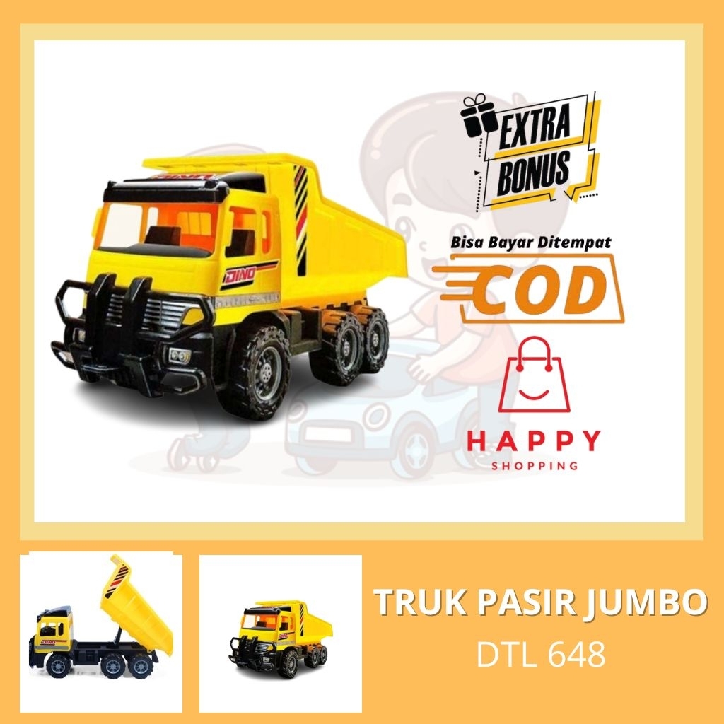 Mainan Truk Pasir Jumbo,Truk pasir jumbo bisa dinaiki/SHP TOYS