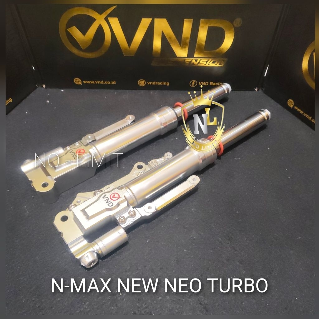 Shock depan vnd ak111 nmax old/nmax new/nmax neo s turbo shockbreaker vnd ak 111 n max