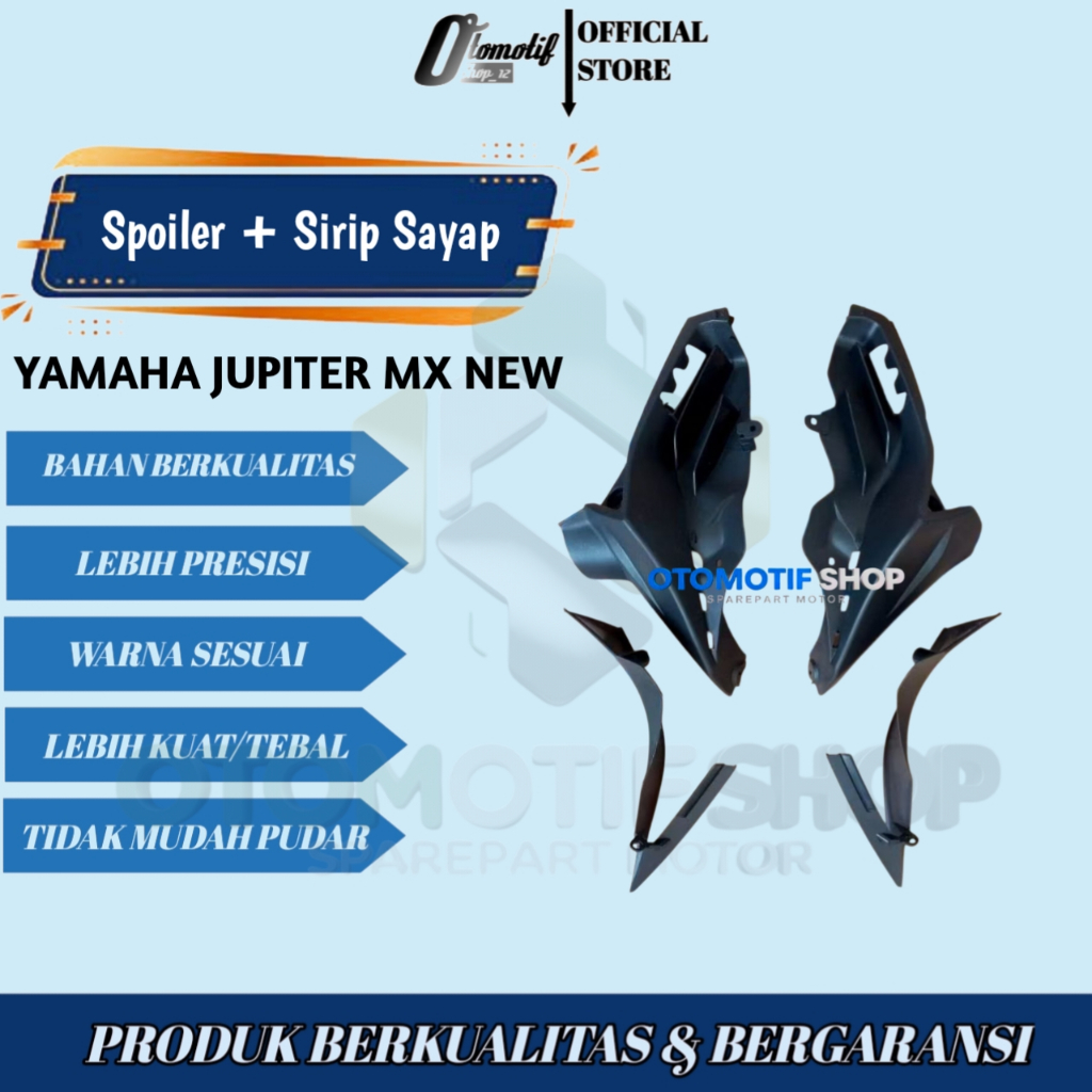 Spoiler Sayap Bawah + Cover Guard Air Jupiter MX New 135 / Sirip Bawah /Lumpur Sayp MX 2010-2013