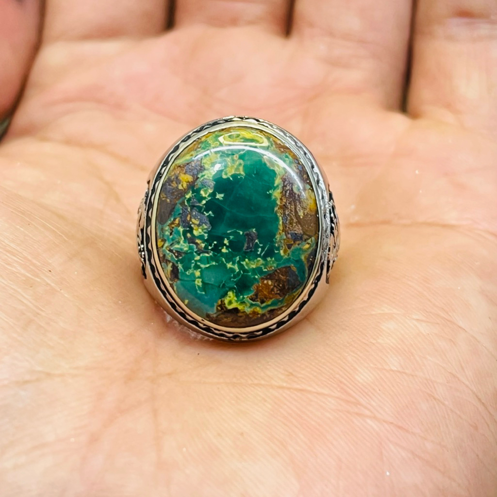 Natural cincin pirus Persia hijau kedondong