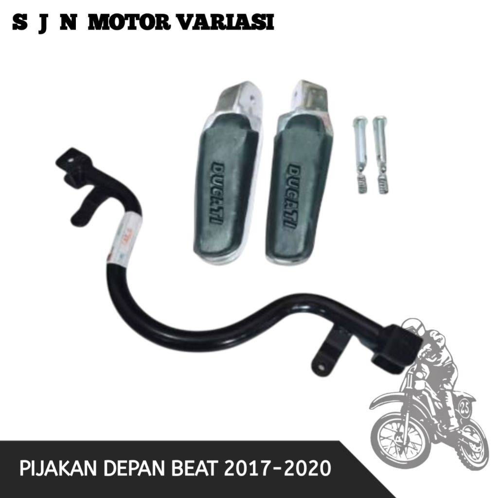 Pijakan Kaki Beat Footstep Beat FI Injakan Kaki Beat 2017 - 2020 Set Footstep Ducati SJN Motor Varia