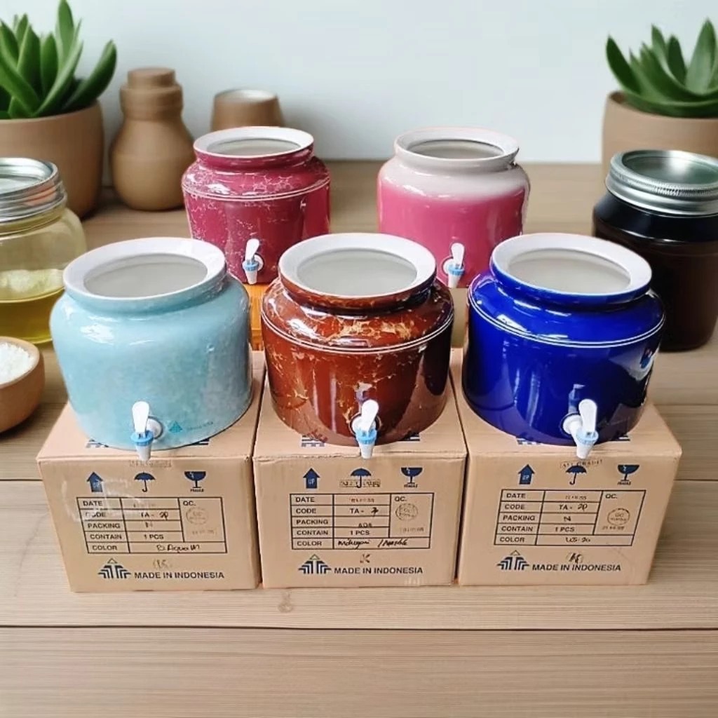 Tempat Guci Galon Air Minum, Guci Galon, Guci Keramik BATAM