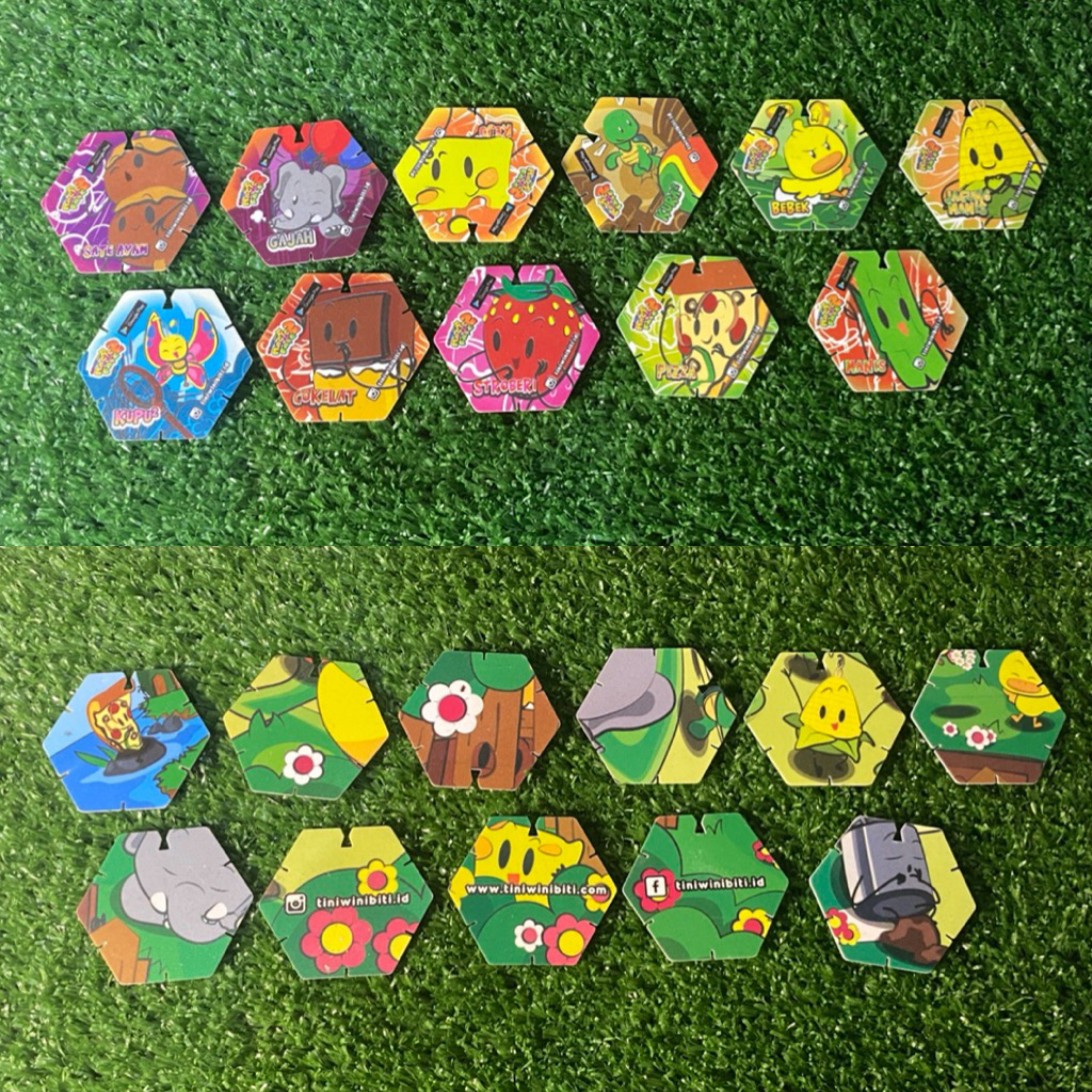 Tazos / Pazzle Tini Wini Biti Take All 11pcs