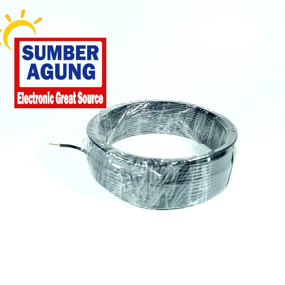 Kitani NYA 1.5 25M Kabel Listrik Warna Hitam Standar SNI LMK Kabel Listrik Tunggal Original Berkuali