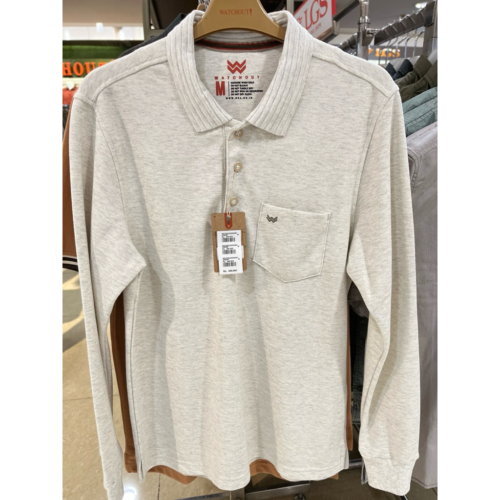 KAOS LENGAN PANJANG POLOS WATCHOUT