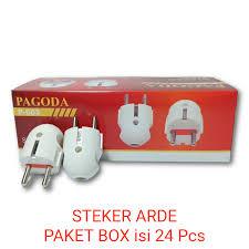 Steker Arde Bulat Putih MATSUI MT301 / PAGODA P-603