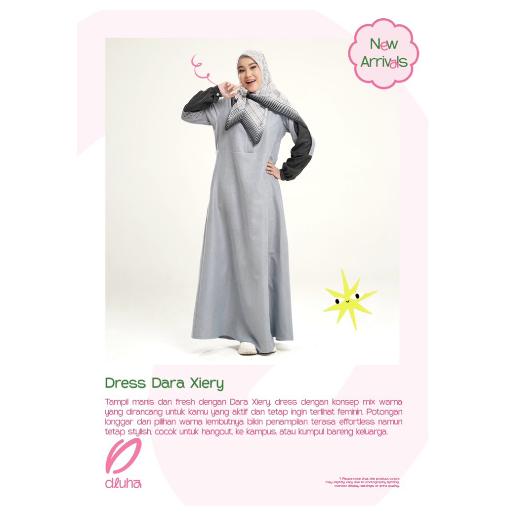 Rabbani - dress/gamis remaja DRESS DARA XIERY