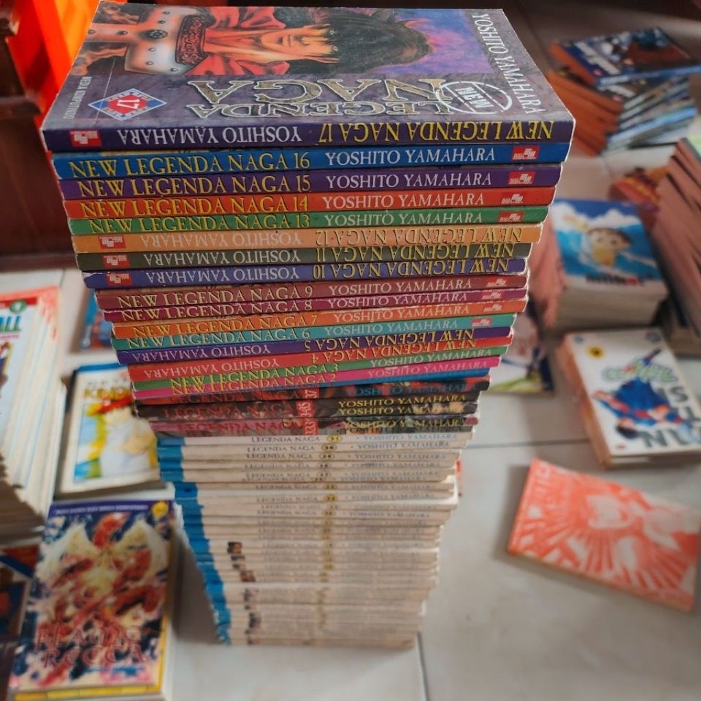 Komik Legenda Naga Fullset tamat 1-37 + legenda naga new full set tamat 1-17 original set ke 2