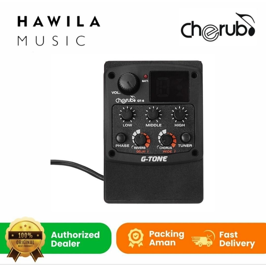 Acoustic Guitar Preamp Gitar Akustik G Tone Tone Cherub GT 4 , GT 6 , GT 5, GT 2 , GS 3