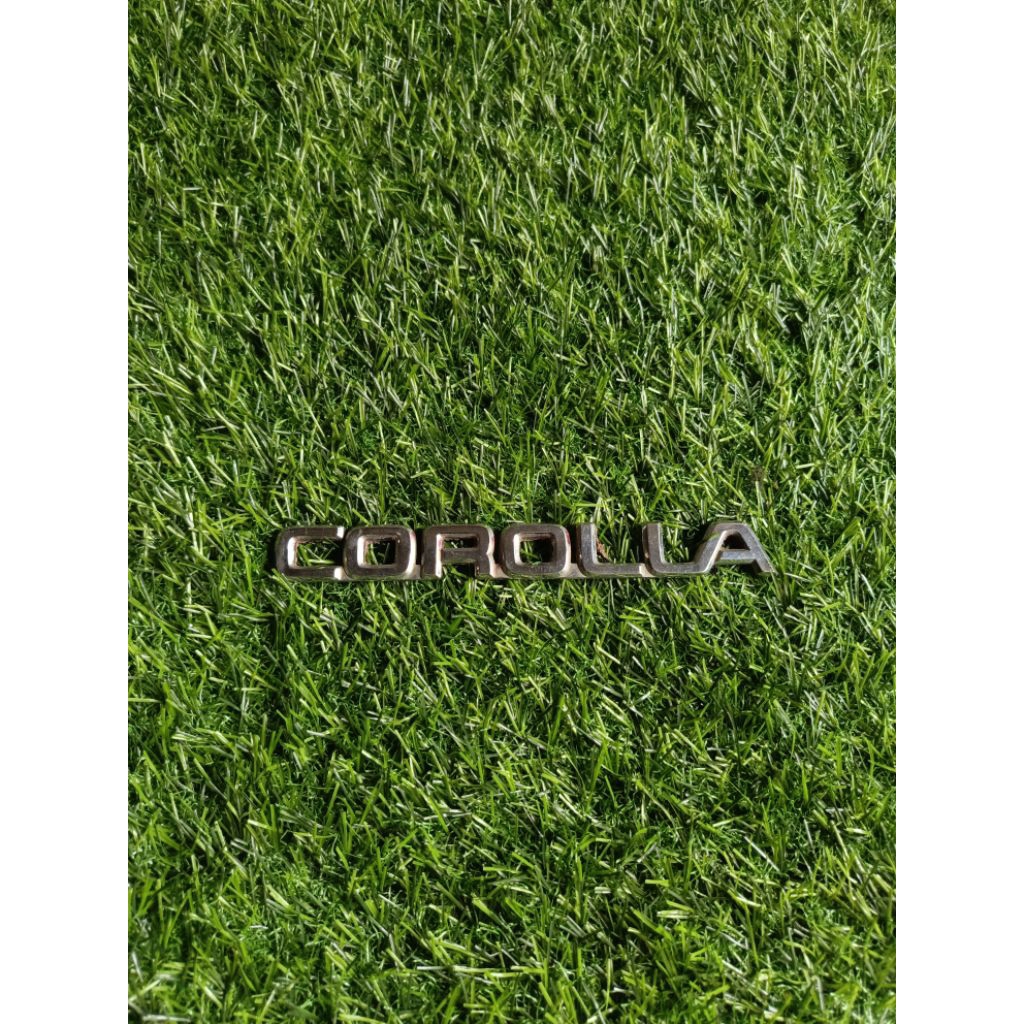 Emblem corolla all new corolla