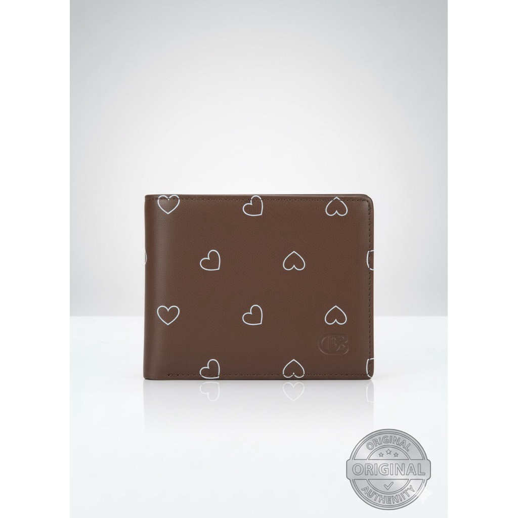 (Bukan Preloved) Dompet Wanita Obermain Love Dompet Kulit Dompet Panjang Wanita Warna Kuning Short W