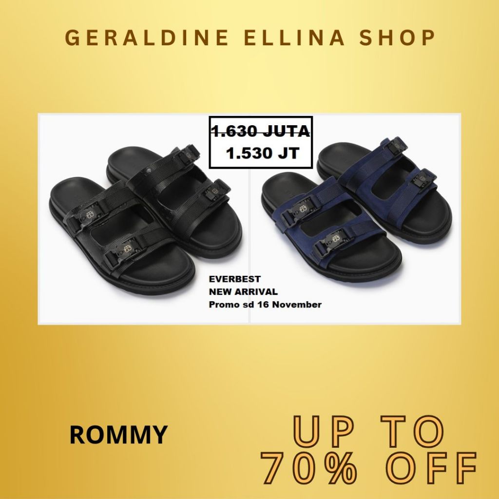 Sandal sendal EVERBEST pria original 100% Seri ROMMY