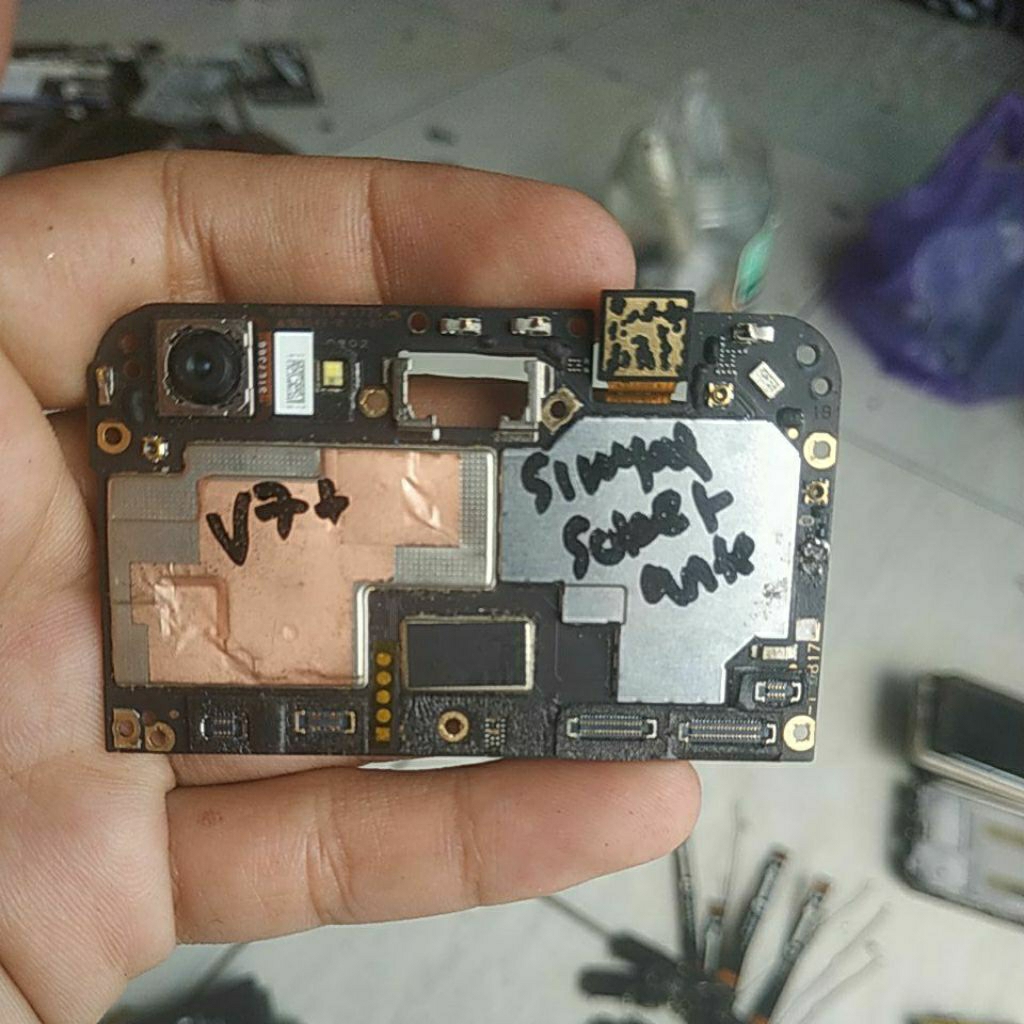 mesin vivo v7 plus,minus sinyal sokett antena