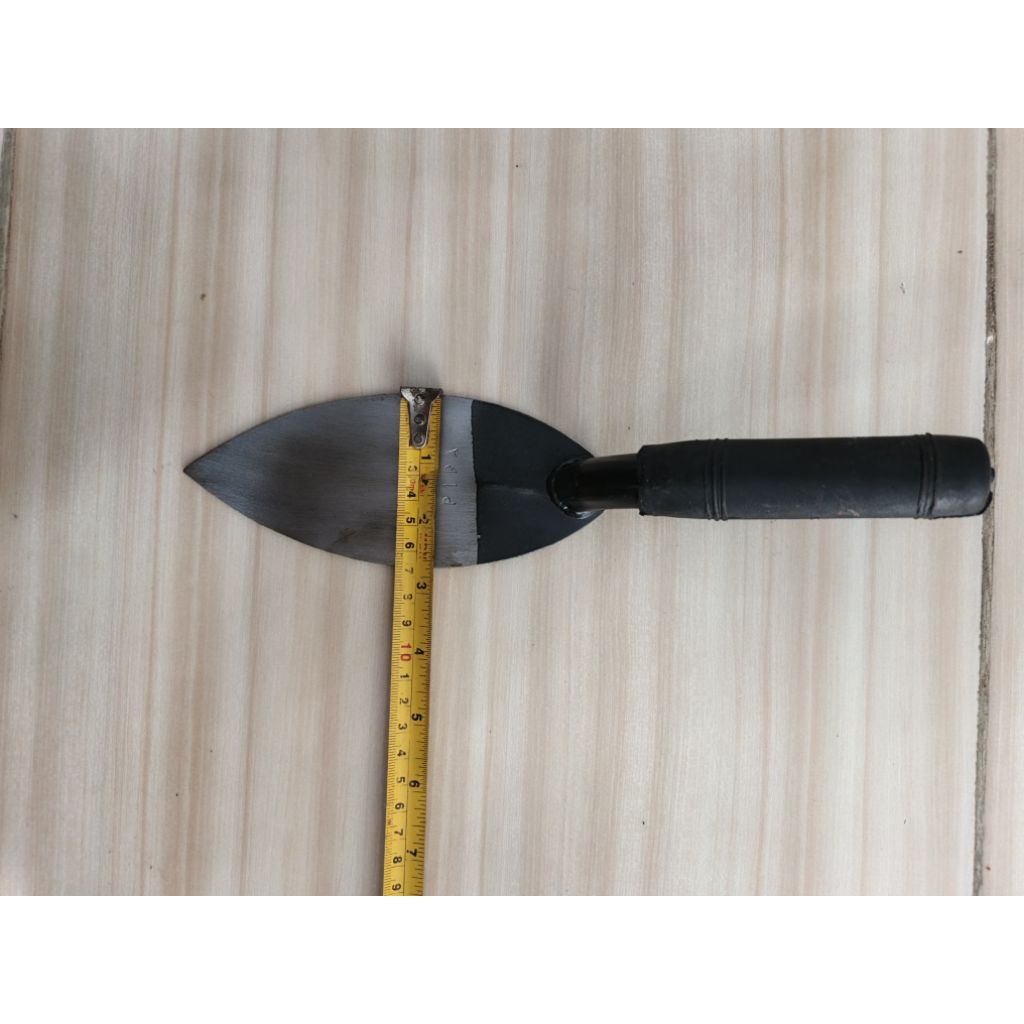 Cetok pipa gagang karet / cetok tukang / sendok semen