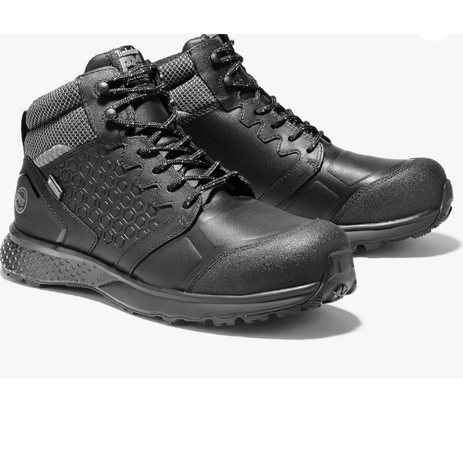 [US] Timberland PRO Men's Reaxion Mid Composite Safety Toe Waterproof Industrial Hiker Work Boot