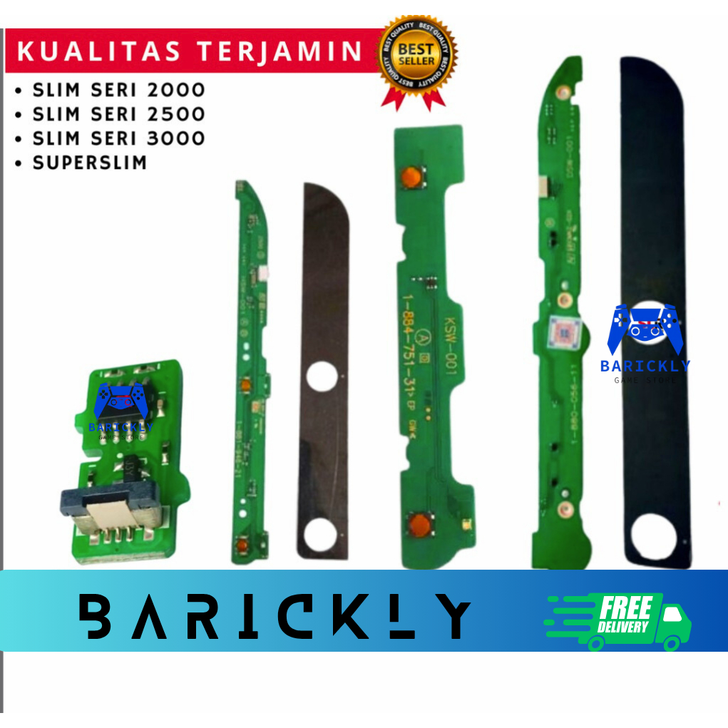 Tombol reset power ps3 slim seri 2000 2500 3000 Tombol Poer PS3 super slim seri 4000