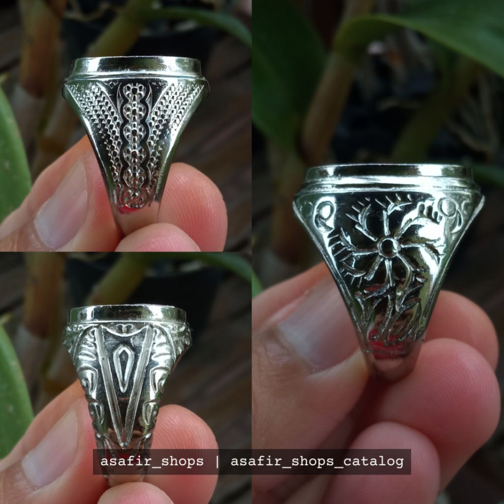 Emban (Ring) Akik Bahan Alpaka Super Istimewa