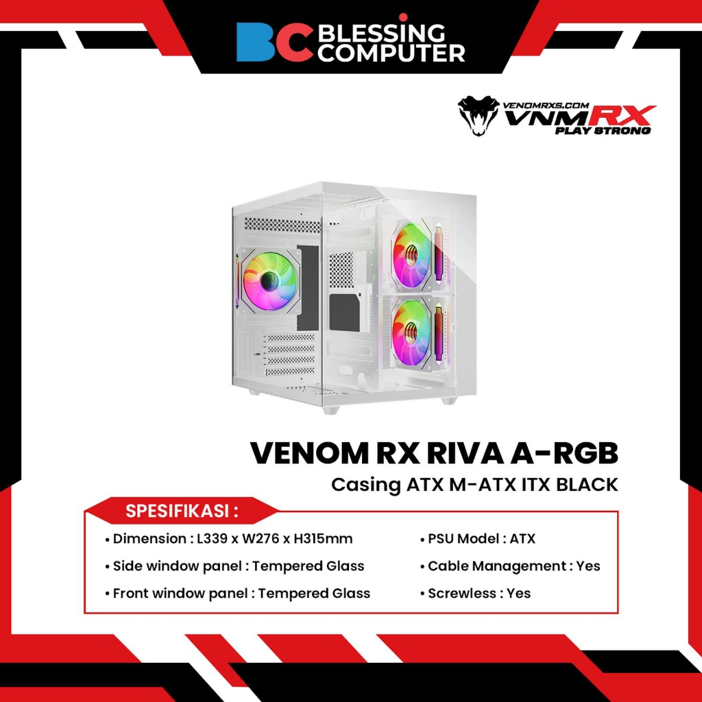 Casing VENOM RX DAEMON S6 - White