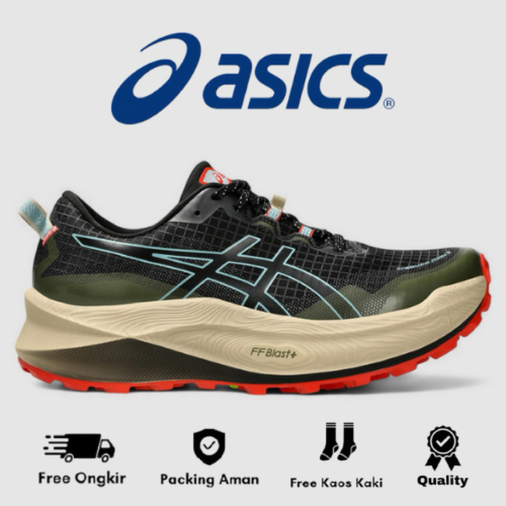 Hiking Shoes Asics Trabuco Max 3 Guide Sole Black Smoke Blue Hiking Shoes