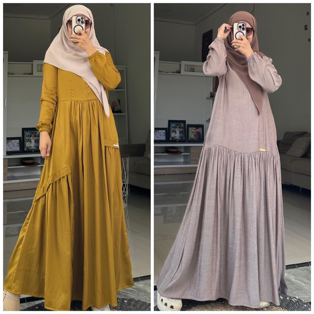 RGK LIDYA BELLE DRESS RAYON PREMIUM BY AURORA HIJAB